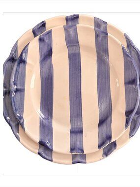 NWOT Arcucci set of 4, pasta bowls/salad plates. Handmade & hand painted, Italy